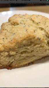 Lemon Poppyseed scones