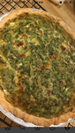 Sundried tomato pesto quiche