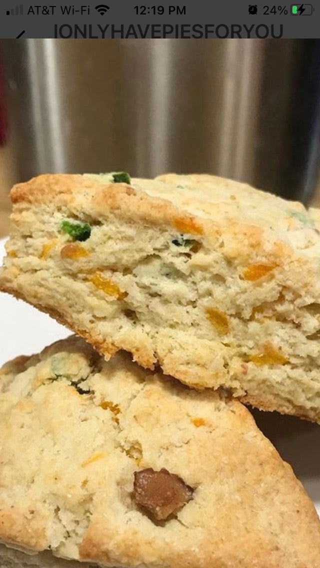 Bacon, Cheddar, Jalapeno Scones